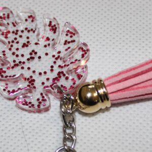 porte clés feuille