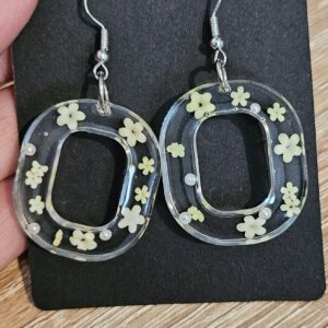 Boucle d'oreille fleur
